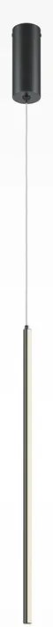Pendul LED liniar stil minimalist Halo negru