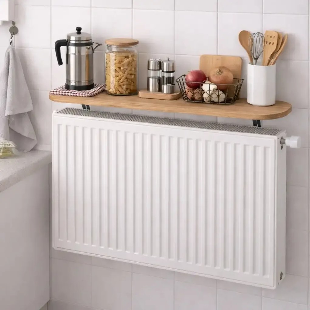 Raft perete, suport calorifer, nuc, Homs, 80x18 cm, L005