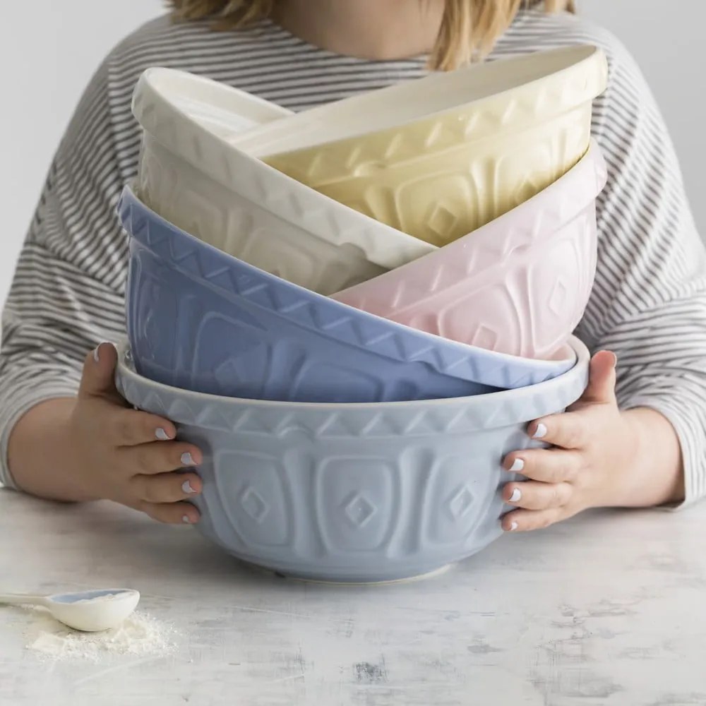 Bol albastru deschis din gresie ø 29 cm – Mason Cash