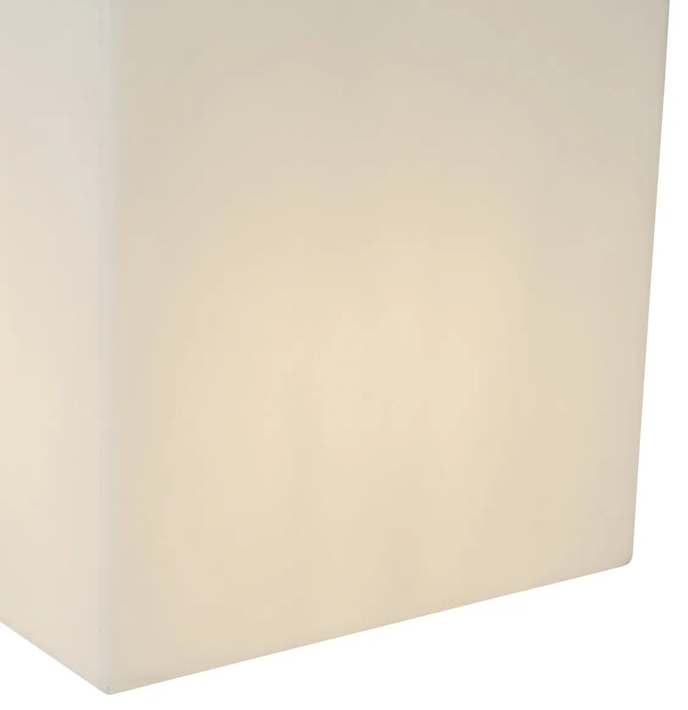 Lampă modernă de exterior albă 38 cm pătrată IP44 - Nura