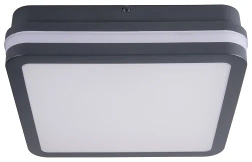 Plafonieră LED de exterior cu senzor BENO LED/24W/230V antracit IP54 Kanlux 33347