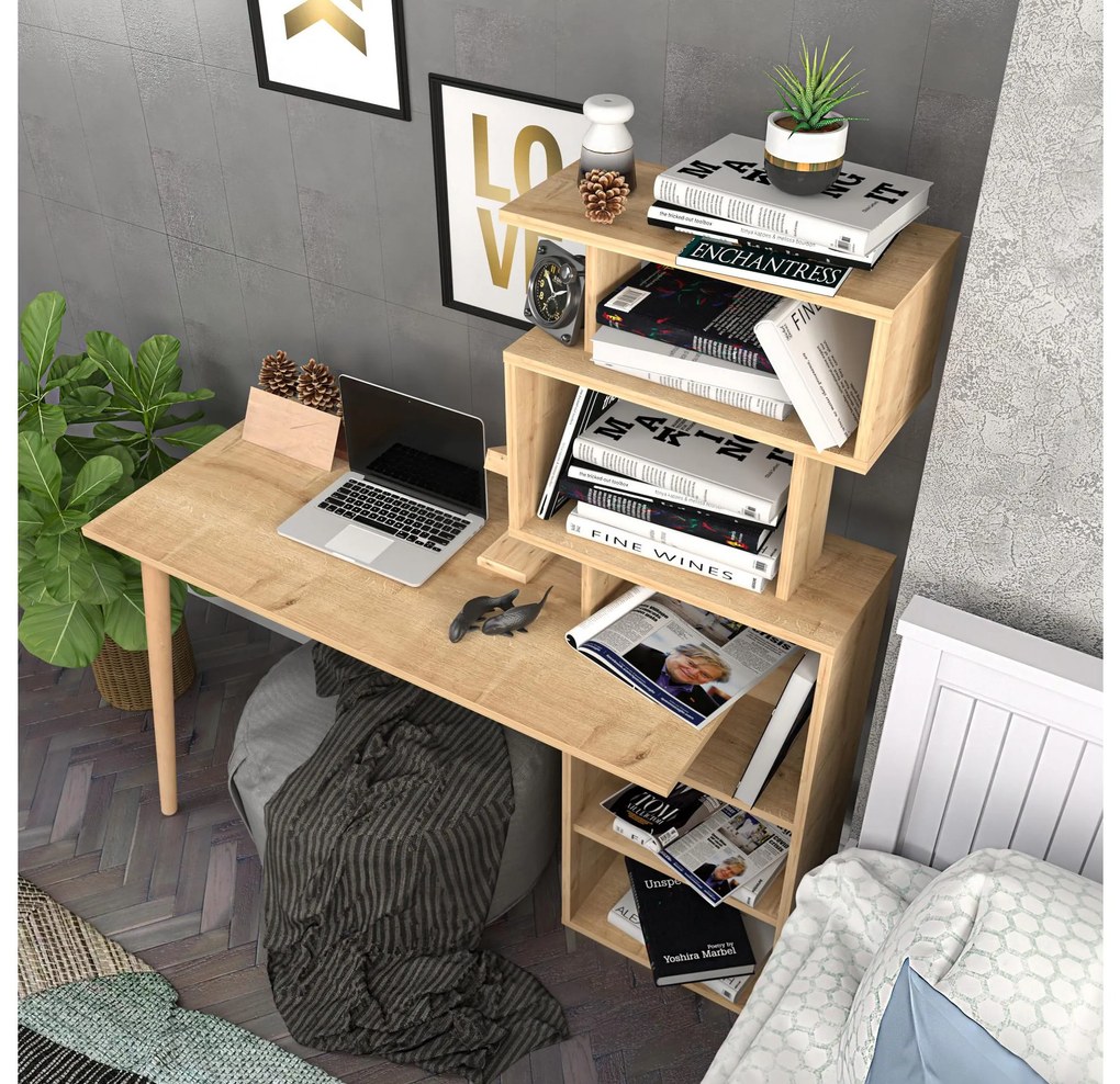 Masă PC Veratum (Stejar) . 1102634