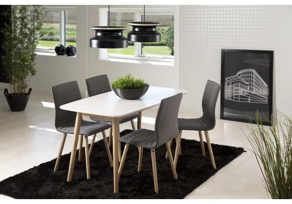 Masă de sufragerie BERG alb