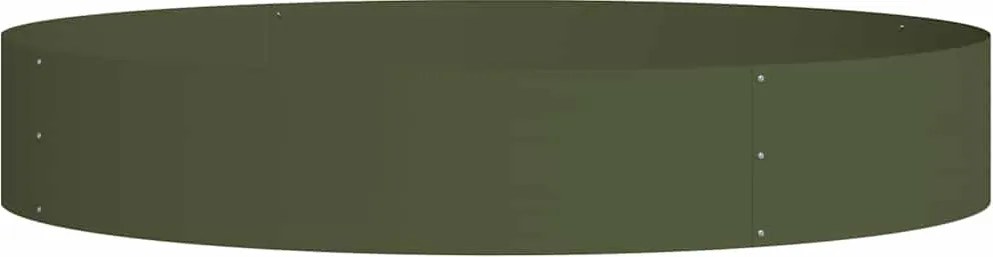 vidaXL Inele pentru vaze Verde măsliniu 120 x 120 x 20 cm