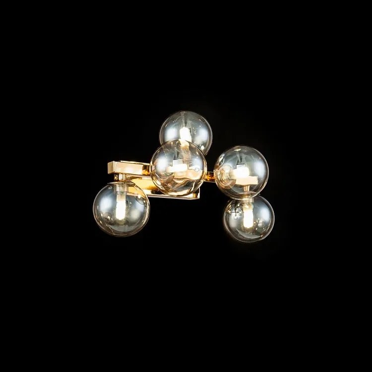 Aplica perete moderna design deosebit Dallas 5 aurie MYMOD547WL-05G