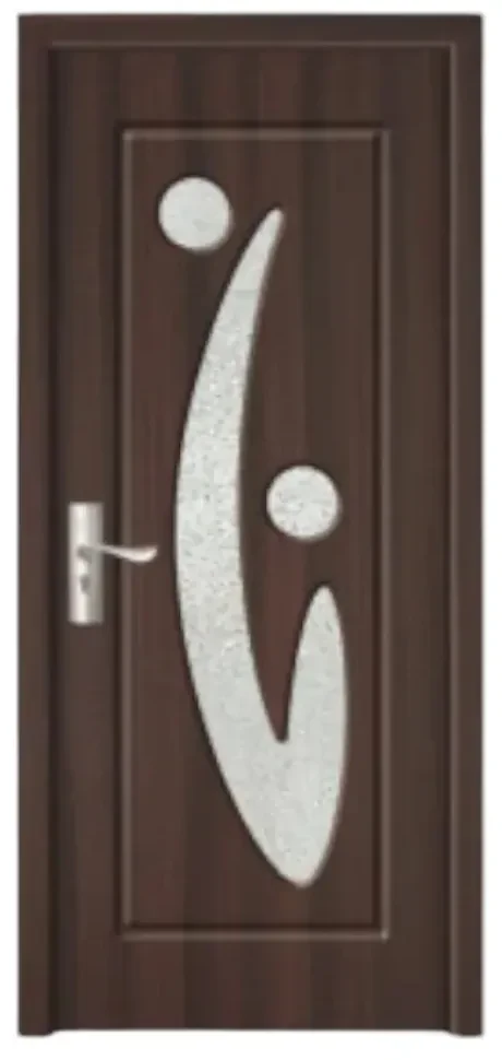 Usa Interior din MDF Novo Doors ND70, Cadru din Lemn Masiv, Geam Sablat, KIT COMPLET, Toc , Manere si balamale incluse (Culoare: Wenge, Dimensiune: