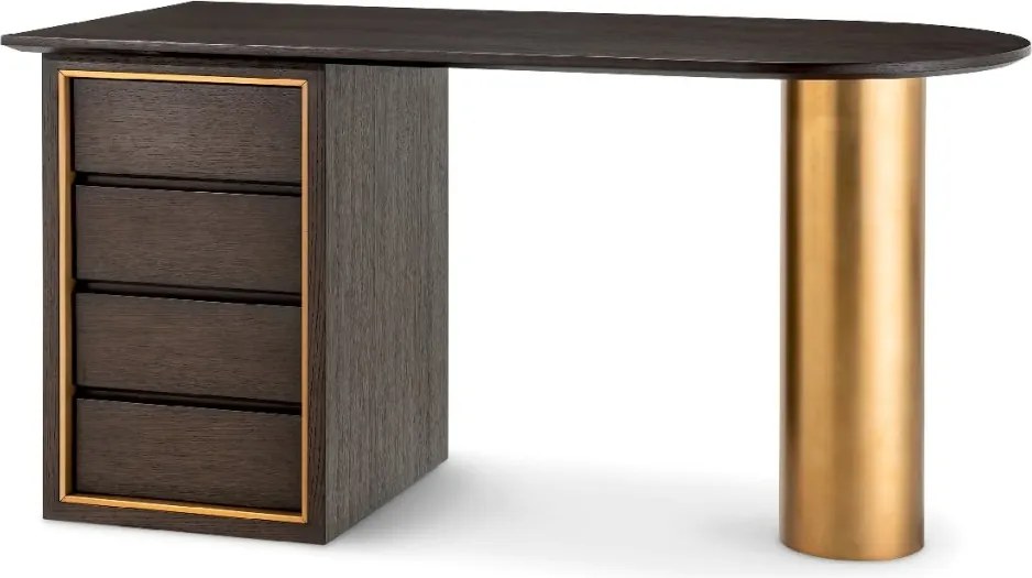 Birou elegant design LUX furnir de stejar Del Rio