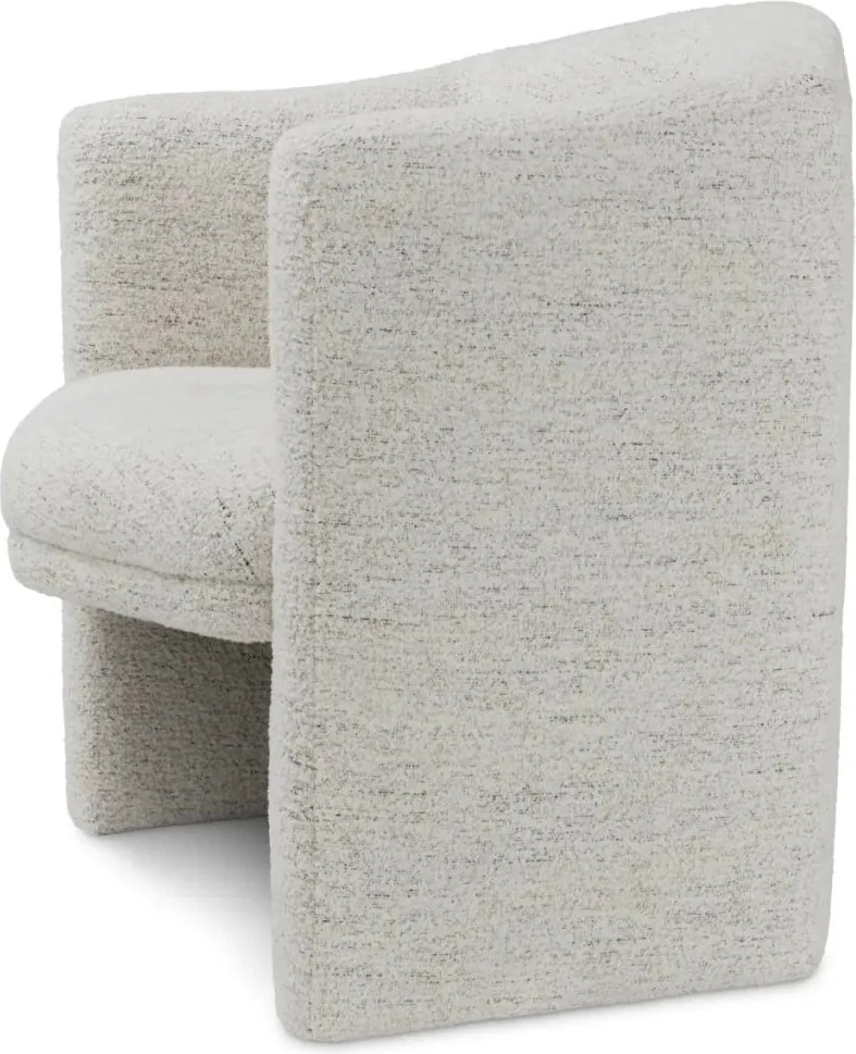 Fotoliu elegant design LUX Watertown, Seashell off white