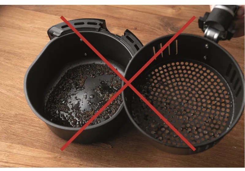 Set 2 paduri pentru friteuza NoStik 1EEE774, 23.5/25.5 cm, Reutilizabile, Acoperire antiaderenta, Bej