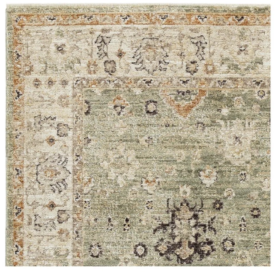 Covor verde-bej țesut manual 120x160 cm Heriz Ornate – Asiatic Carpets