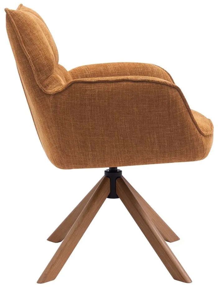 Set de scaune de sufragerie portocaliu 2 buc. tapițat Marilla – Unique Furniture