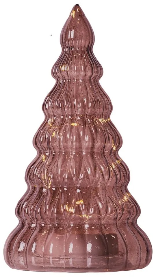 Decorațiune luminoasă burgundy ø 13 cm Lucy – Sirius