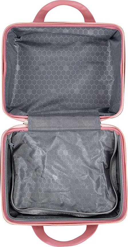 TraveLux Urban travel duffel cu capac dur 23x30x14 cm roz somon