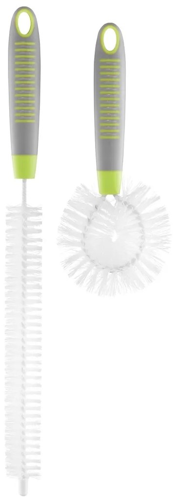 Set 2 perii pentru curatare lavoir, cada, chiuveta, verde, Aseo