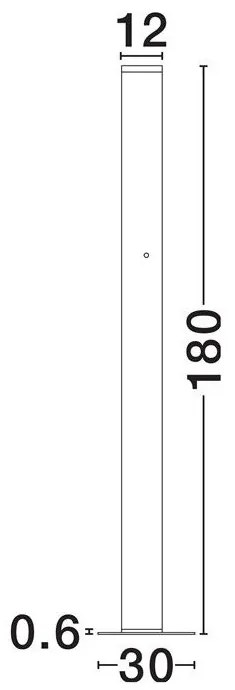 Lampadar, lampa de podea LED ORIN bordeaux 57W