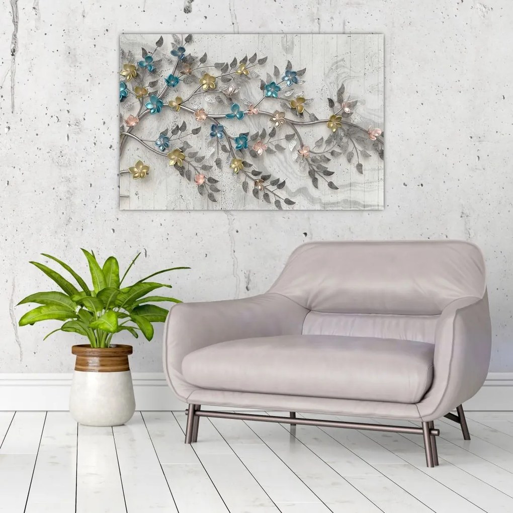 Tablou - Pe creangă - abstract (90x60 cm)