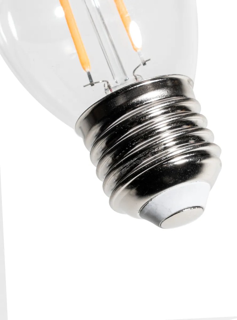 Set 5 becuri E27 dimbare LED lamp P45 helder glas 3W 250 lm 2200K