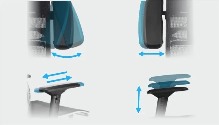Scaun de birou - YOGA 4DF, ERGONOMIC METTA