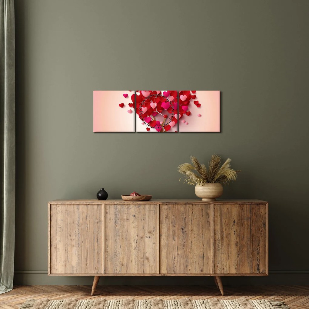 Tablou - Copacul (cu ceas) (90x30 cm)