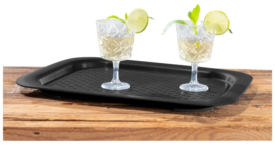 Tavă servire Wenko Black Outdoor Kitchen, negru