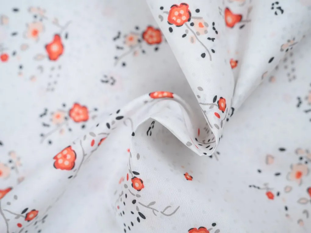 Lenjerie de microfibra FLORINE crem Dimensiune lenjerie de pat: 70 x 80 cm | 140 x 200 cm