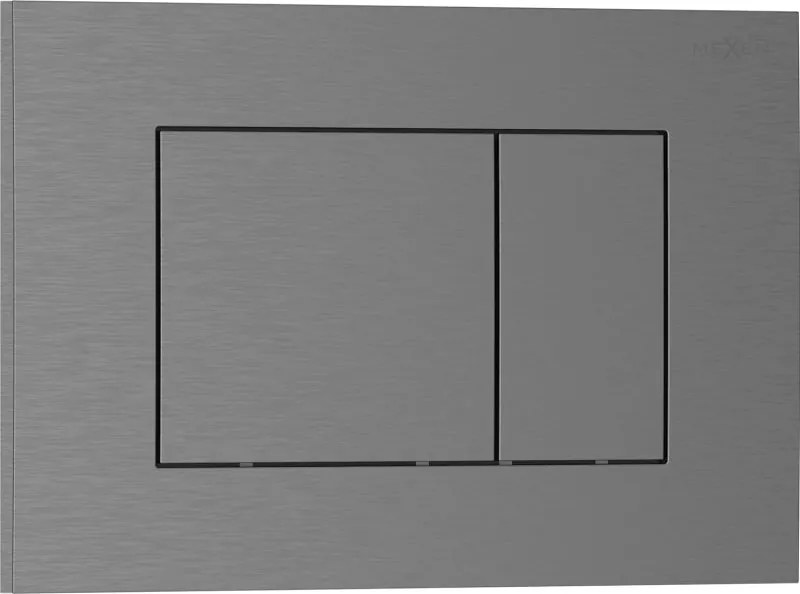 Mexen Tex 02 buton de spălare, gun gray periat - 6102-12