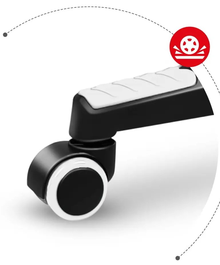 Fotoliu gaming Fusion 4.4 (alb + gri). 1087474
