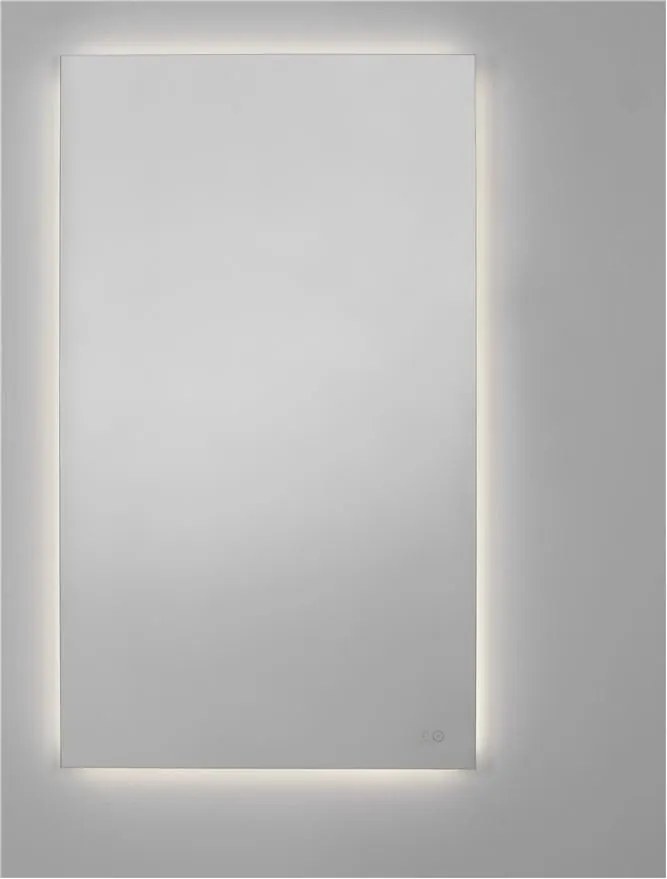 Oglinda baie cu iluminat LED IP44 Alda, 70x120cm