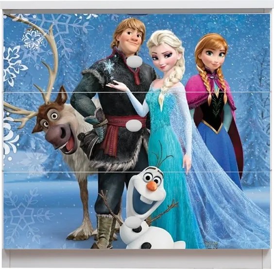 Comoda Frozen 3 sertare