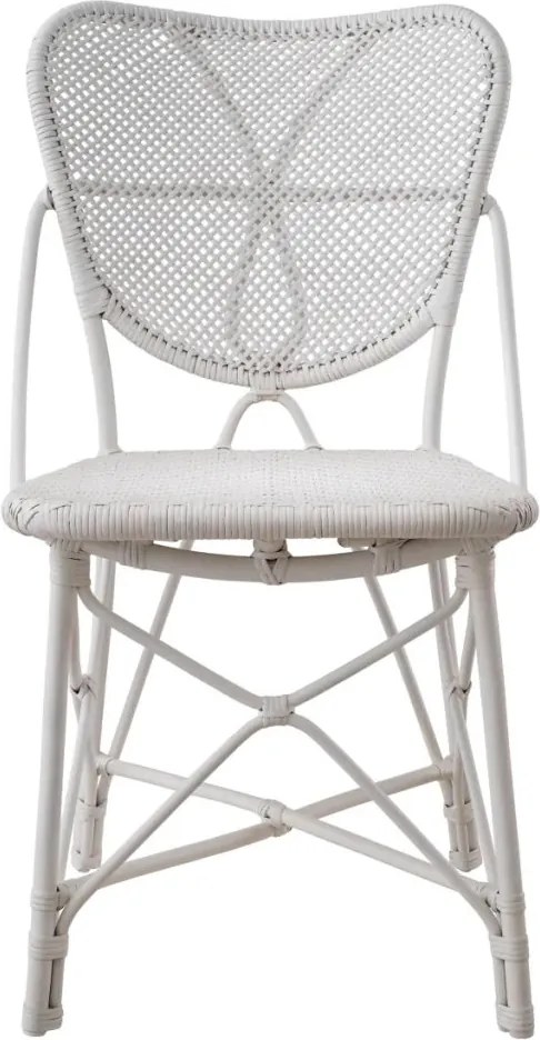 Scaun din ratan design LUX, Colony alb