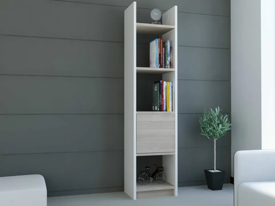 Biblioteca Living Esbi 103, Alb / Cordoba