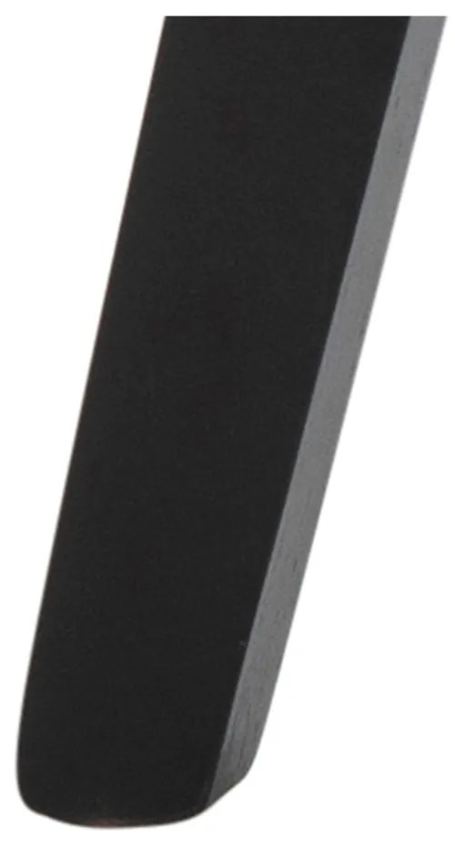 Scaun de dining cu elemente în decor de stejar Actona Roxby, negru
