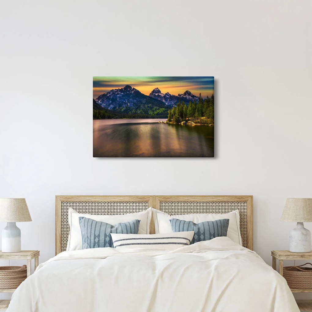 Tablou - Parcul Național Grand Teton (90x60 cm)