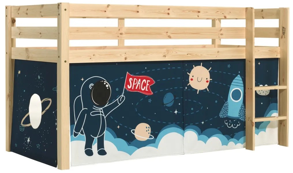 PINO PAT SEMI-INALT și cortina Space Shuttle.
