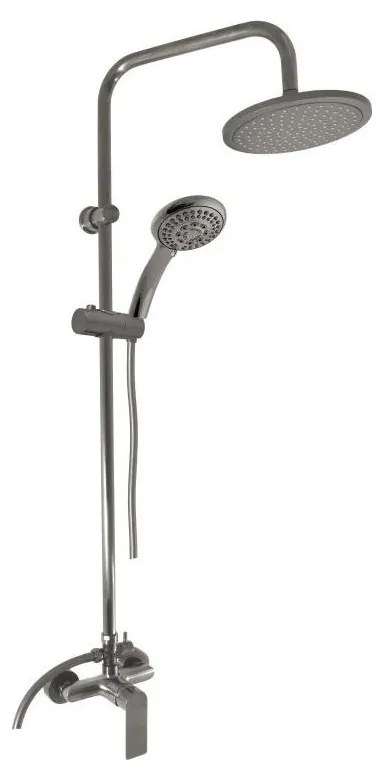 RAV Slezák NL182.5/7-1MGK - Set de duș cu baterie NIL, gri periat