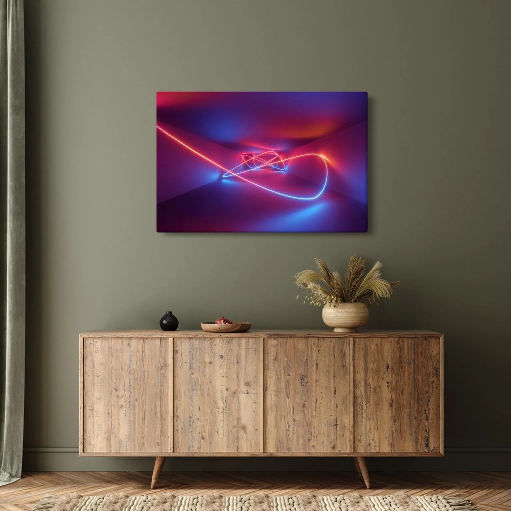 Tablou cu abstracție modernă (90x60 cm)