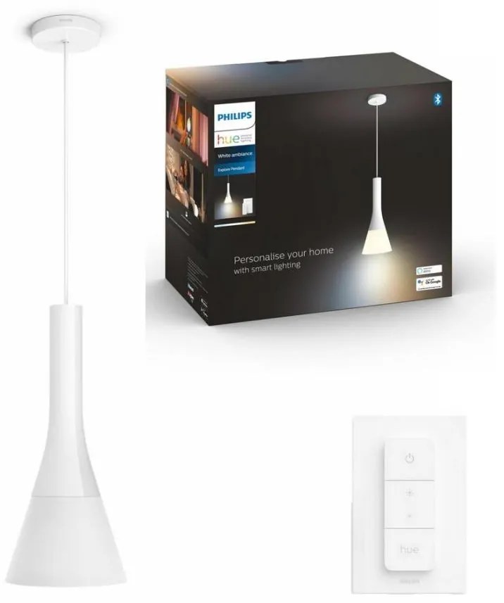 Philips Hue LED lustr pe cablu, dimabil, 1xE27/6W/230V, 2200-6500K
