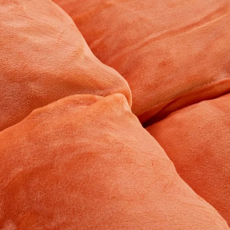 decoDoma Lenjerie de pat din micropluş coral