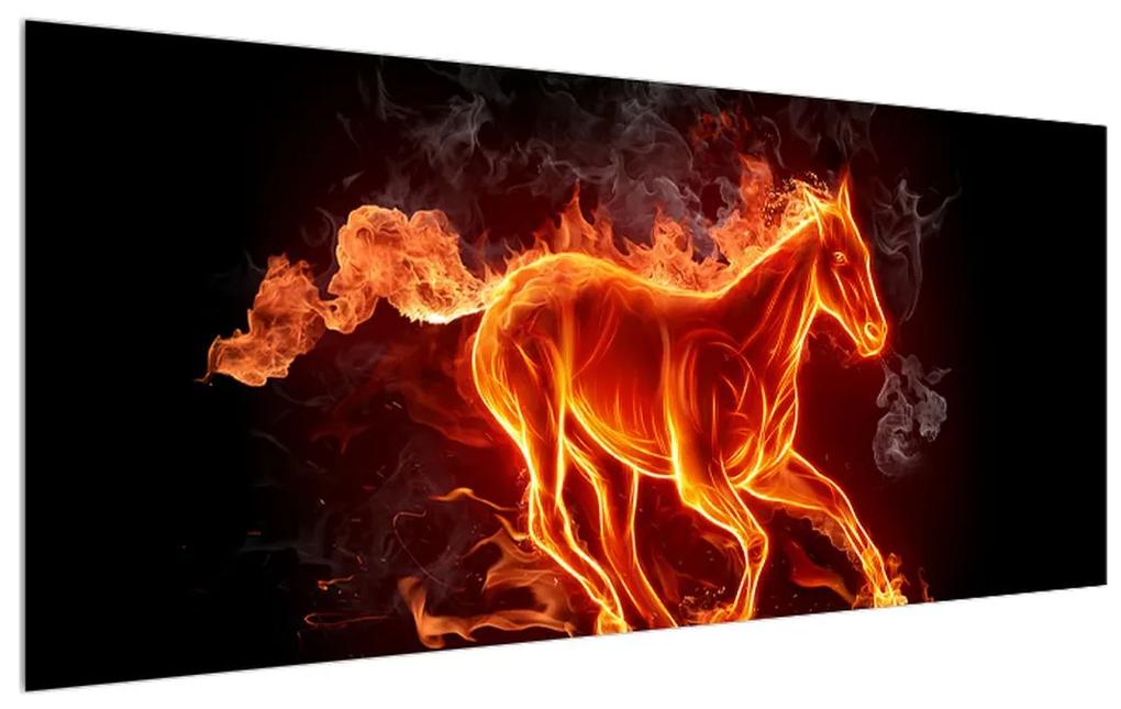 Tablou cu cal în foc (120x50 cm), în 40 de alte dimensiuni noi