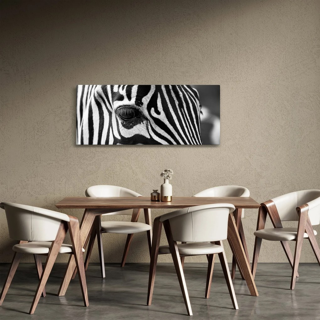 Tablou cu zebră (120x50 cm)