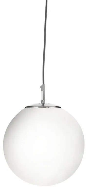 Lustra / Pendul design modern 30cm Atom silver / opal 6077 SRT