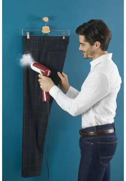 Aparat vertical de călcat ACCESS STEAM FIRST 1300W/230V roșu-burgund Tefal