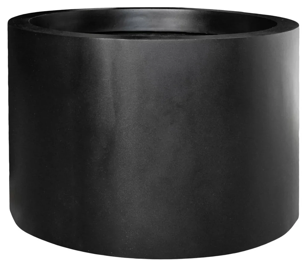 Ghiveci Jumbo Max inaltime medie, culoare negru, marimi multiple - PotteryPots Mărime: XL - v. 70 cm, ⌀ 110 cm