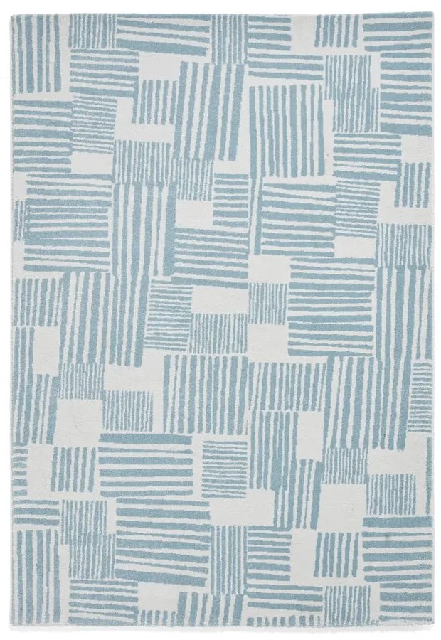 Covor albastru deschis 160x230 cm Blocks – Catherine Lansfield