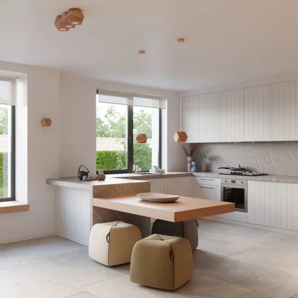 Plafonieră WOODY 3xGU10/40W/230V Sollux SL.1010