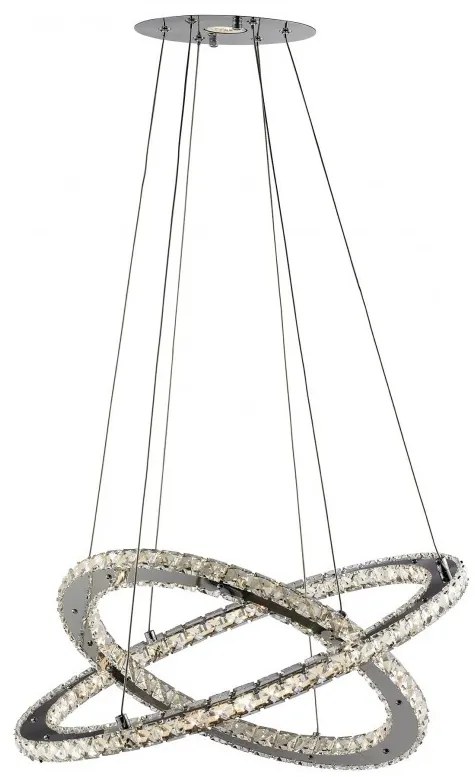 Lustra LED suspendata design elegant Clover 28W 8757-168CC SRT