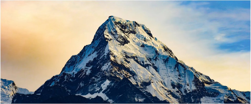 Tablou cu munții înzăpeziți, Nepal (120x50 cm)
