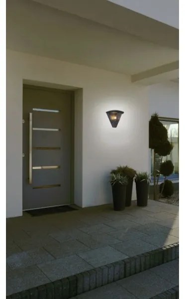 Globo 32093A - Aplică perete exterior SALLA 1xE27/60W/230V IP44