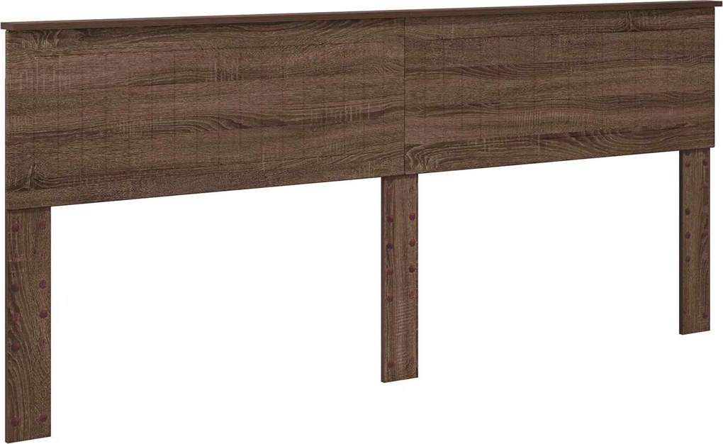 vidaXL Tăblie cap Stejar închis 200 cm Lemn compozit