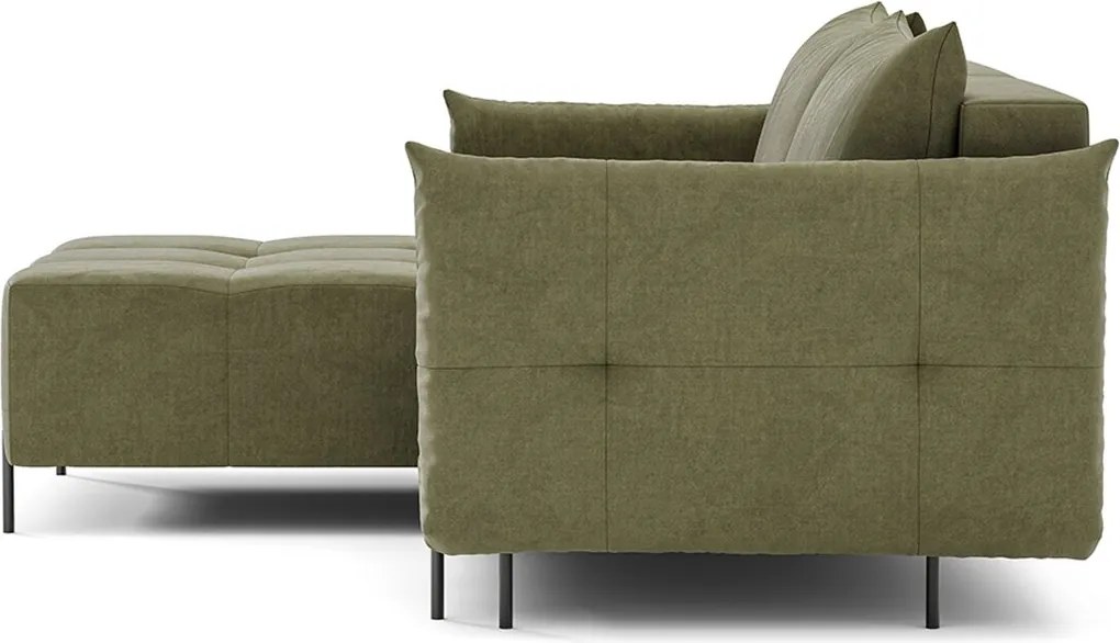 Canapea lemn masiv extensibilă Kliff 250×187 cm